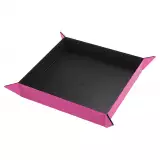 Dice Tray Gamegenic - Magnetic - Square Black/Pink - Kockák és kiegészítők
