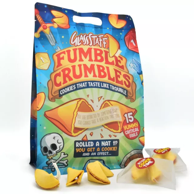 Kekszek Fumble Crumbles - Critical Fail Cookies - fortune cookies