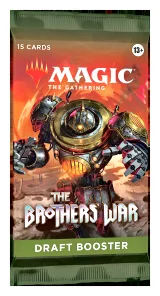 Kártyajáték Magic: The Gathering The Brothers War - Draft Booster (15 karet)