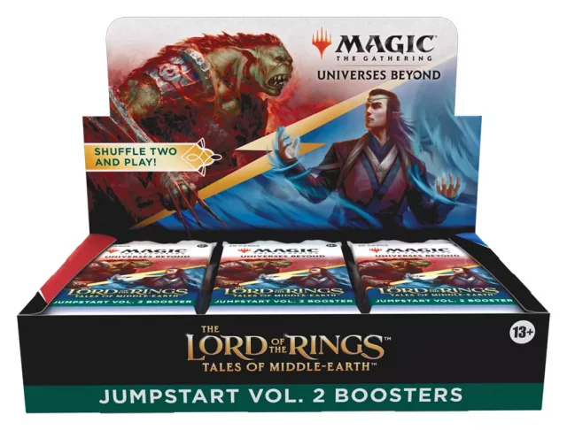 Karetní hra Magic: The Gathering Universes Beyond - LotR: Tales of the Middle Earth - Jumpstart Vol. 2 Booster Box (18 boosterů)