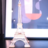 Építőkészlet - Eiffel-torony (fa) - Robotime