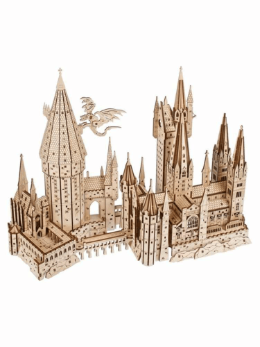 Építőkészlet Harry Potter - Hogwarts Castle (fa)