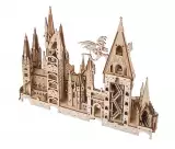 Építőkészlet Harry Potter - Hogwarts Castle (fa) - Ugears - Wooden 3D Puzzles