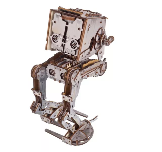 Építőkészlet Star Wars - AT-ST Walker (fa) - Ugears - Wooden 3D Puzzles