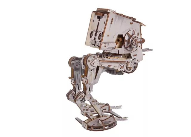 Építőkészlet Star Wars - AT-ST Walker (fa) - Fából