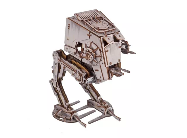 Építőkészlet Star Wars - AT-ST Walker (fa) - Ugears - Wooden 3D Puzzles