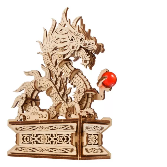 Építőkészlet Ugears - Wood Dragon (fa) - Ugears - Wooden 3D Puzzles