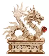 Építőkészlet Ugears - Wood Dragon (fa) - Fából