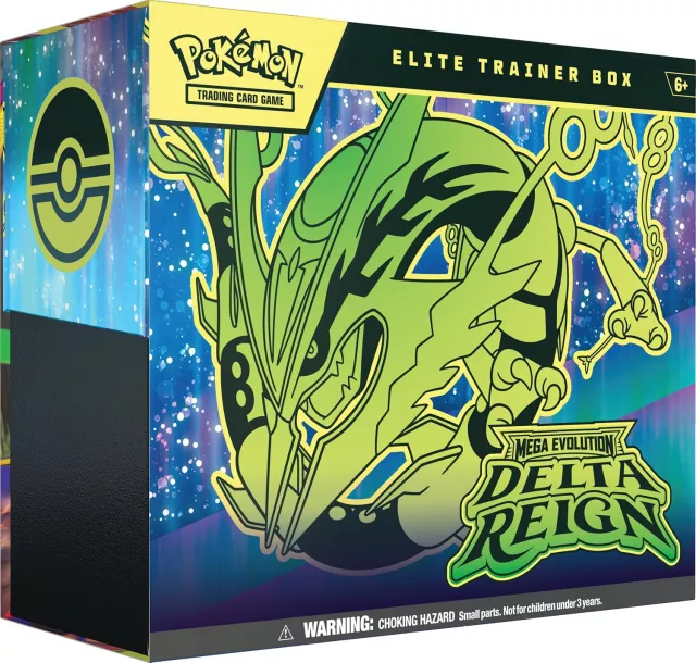 Kártyajáték Pokémon TCG: Mega Evolution - Delta Reign - Elite Trainer Box - TCG gyűjthető kártyajáték