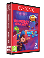 Kazetta retro játékkonzolokhoz Evercade - Goodboy Galaxy & Witch n' Wiz