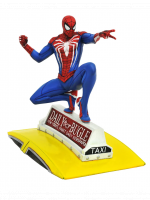 Figura Spider-Man - Spider-Man On Cab Diorama (DiamondSelectToys) (Sérült csomagolás)