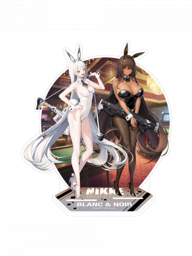 Akril figura szobrocska Goddess of Victory: Nikke - Blanc & Noir (Sakami)