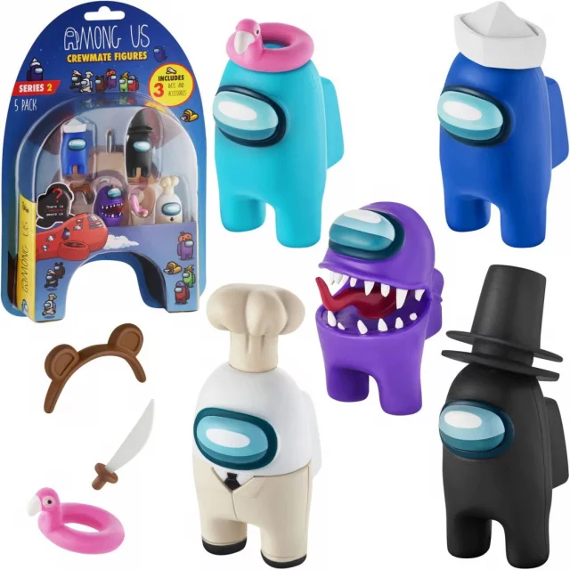 Figurka Among Us - Crewmates 5-pack série 2