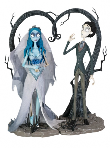 Szobor Corpse Bride - Emily & Victor Diorama (Super Figure Collection)