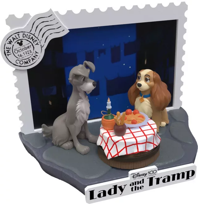 Figurka Disney - Lady a Tramp Diorama (Beast Kingdom)