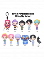 Figura K-Pop Demon Hunter - Foam Bag Clips Series 1 (véletlenszerű kiválasztás)