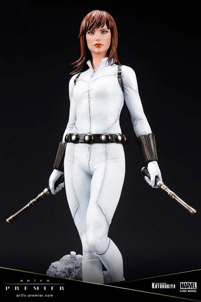 Figurka Marvel - Black Widow White Costume Limited Edition (ArtFX Premier)