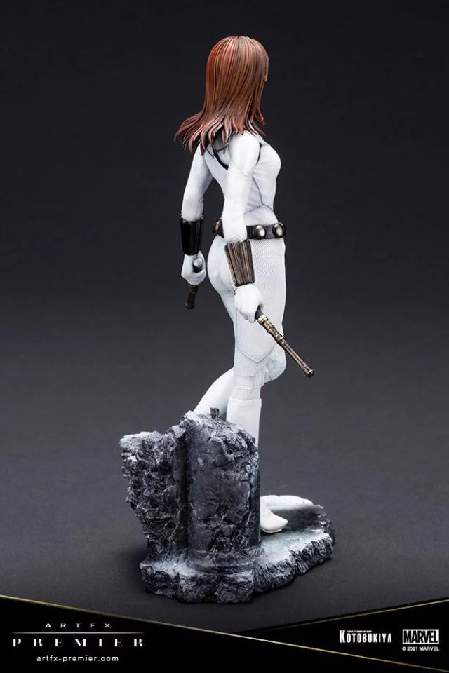 Figurka Marvel - Black Widow White Costume Limited Edition (ArtFX Premier)