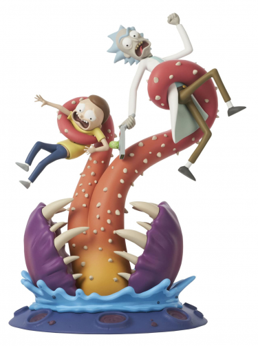 Figura Rick and Morty - Gallery Diorama (DiamondSelectToys)