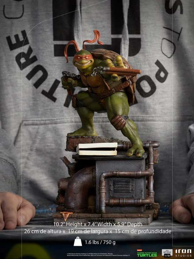 Figurka Teenage Mutant Ninja Turtles - Michelangelo BDS Art Scale 1/10 (Iron Studios)