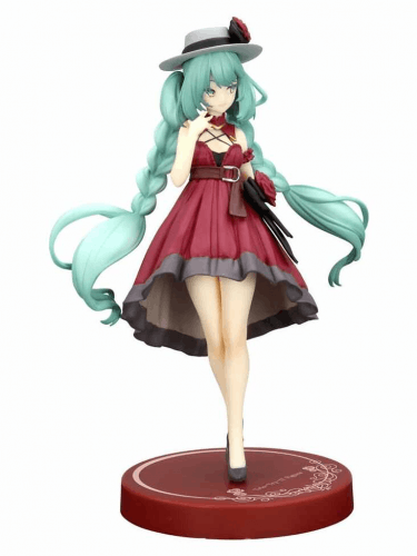 Figura Vocaloid - Hatsune Miku Outing Dress Red Color Ver. (FuRyu)