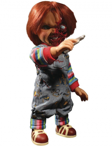 Másolat Chucky - Talking Pizza Face Chucky Designer Series 38cm (Mezco Toyz)