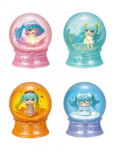 Hópehelygömb Vocaloid - Hatsune Miku Mini Snowglobes Scenery Domes (véletlenszerű kiválasztás)