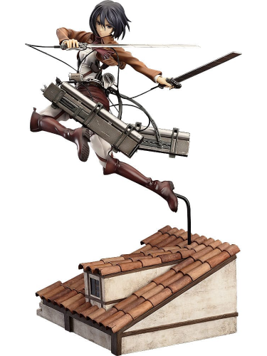 Szobor Attack on Titan - Mikasa Ackerman Deluxe Version 17 cm (Good Smile Company)