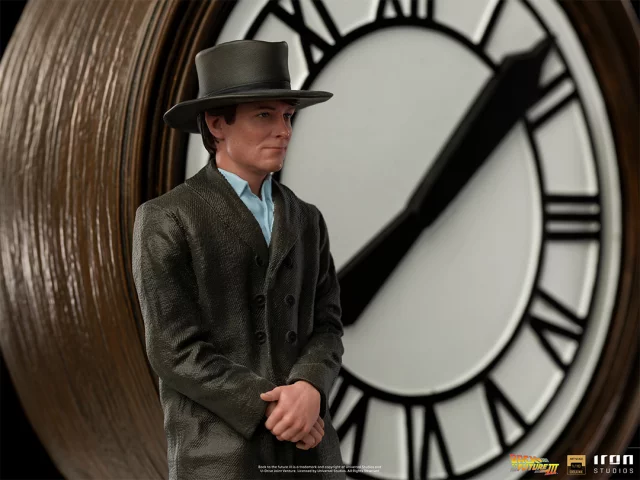 Soška Back to the Future III - Marty and Doc at the Clock Deluxe Art Scale 1/10 (Iron Studios)