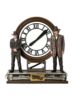 Szobor Back to the Future III - Marty and Doc at the Clock Deluxe Art Scale 1/10 (Iron Studios)