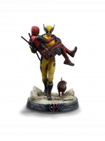 Szobor Deadpool - Deadpool & Wolverine Deluxe Art Scale 1/10 (Iron Studios)