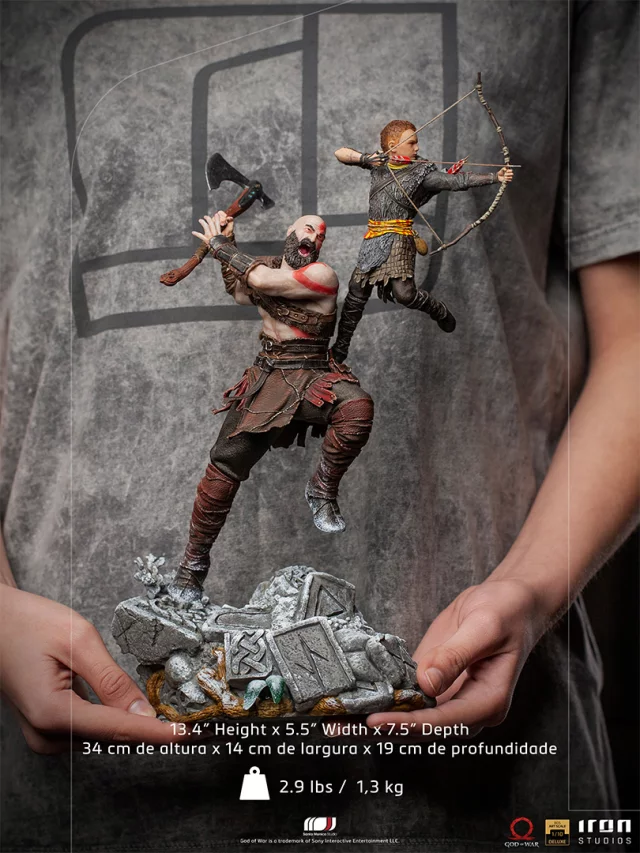 Soška God of War - Kratos and Atreus BDS Art Scale 1/10 (Iron Studios)