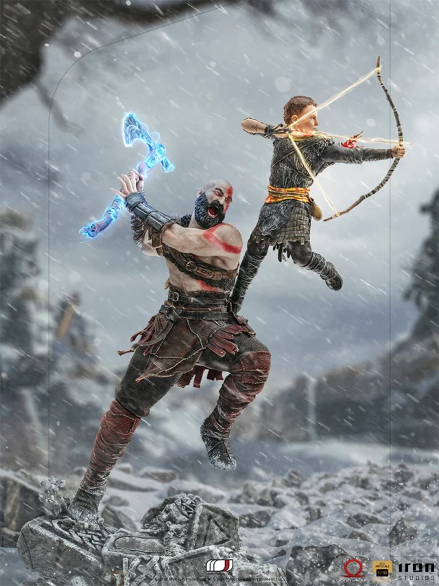 Soška God of War - Kratos and Atreus BDS Art Scale 1/10 (Iron Studios)