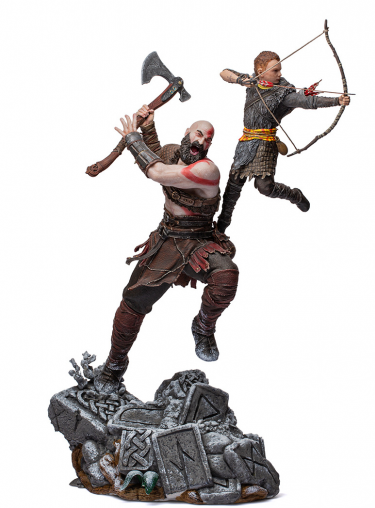Szobor God of War - Kratos and Atreus BDS Art Scale 1/10 (Iron Studios)
