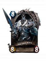 Szobor Hearthstone - The Lich King (31cm) (HEX Collectibles)