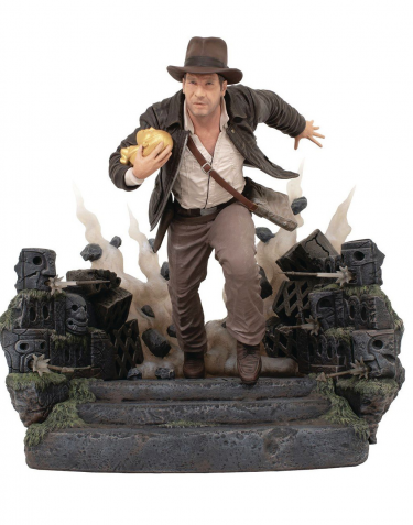 Szobor Indiana Jones - Raiders of the Lost Ark Deluxe Gallery Diorama (DiamondSelectToys)