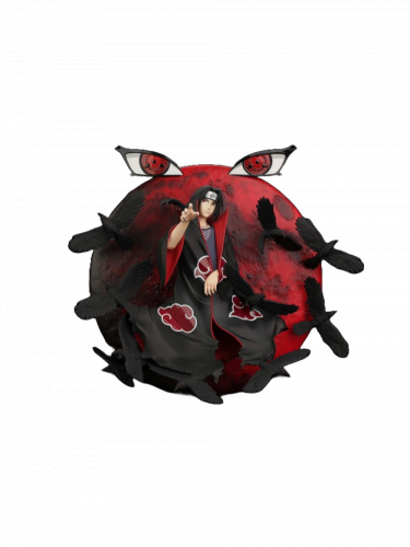 Szobor Naruto - Itachi Uchiha (fali dekoráció)