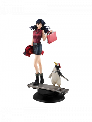 Szobor Rebuild of Evangelion - Misato Katsuragi & Pen (MegaHouse)