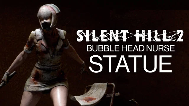 SILENT HILL 2: THE BUBBLE HEAD NURSE STATUE IS IN...