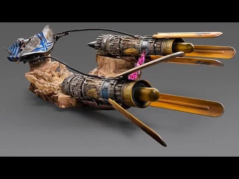 New Star Wars: The Phantom Menace Anakin's Podracer 1/20 Demi Art Scale Limited Edition Statue