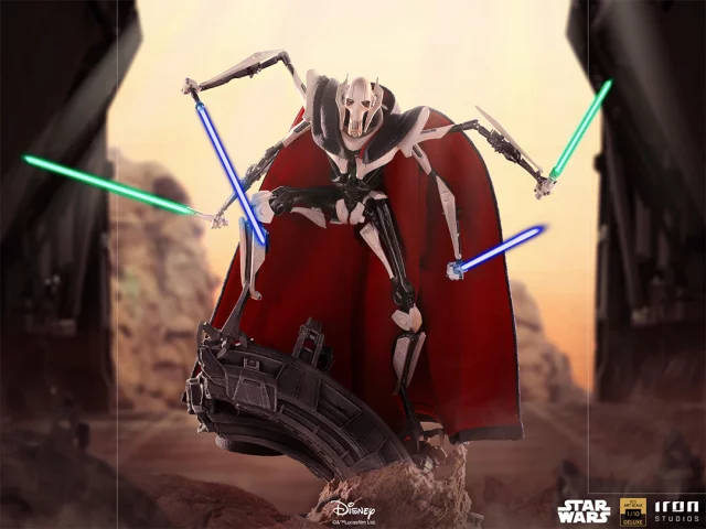 Soška Star Wars - General Grievous Deluxe BDS Art Scale 1/10 (Iron Studios)