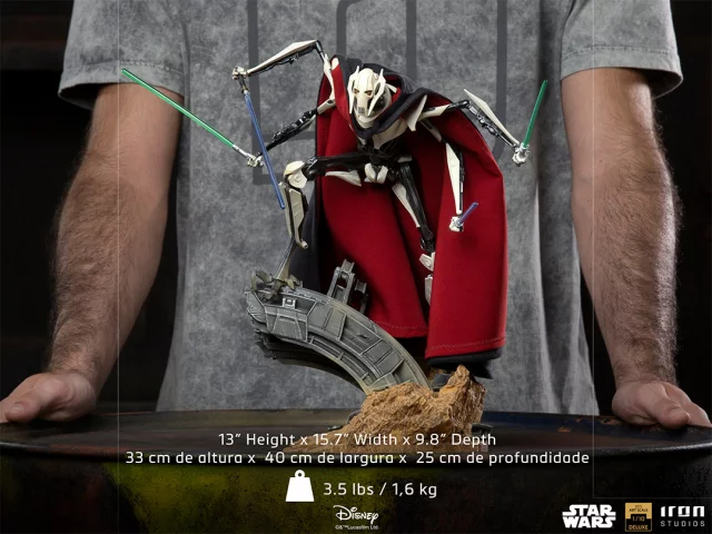 Soška Star Wars - General Grievous Deluxe BDS Art Scale 1/10 (Iron Studios)