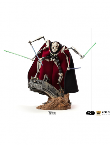 Szobor Star Wars - General Grievous Deluxe BDS Art Scale 1/10 (Iron Studios) (poškozený obal)