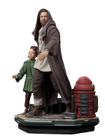 Szobor Star Wars: Obi-Wan Kenobi - Obi-Wan & Young Leia Art Scale 1/10 (Iron Studios)
