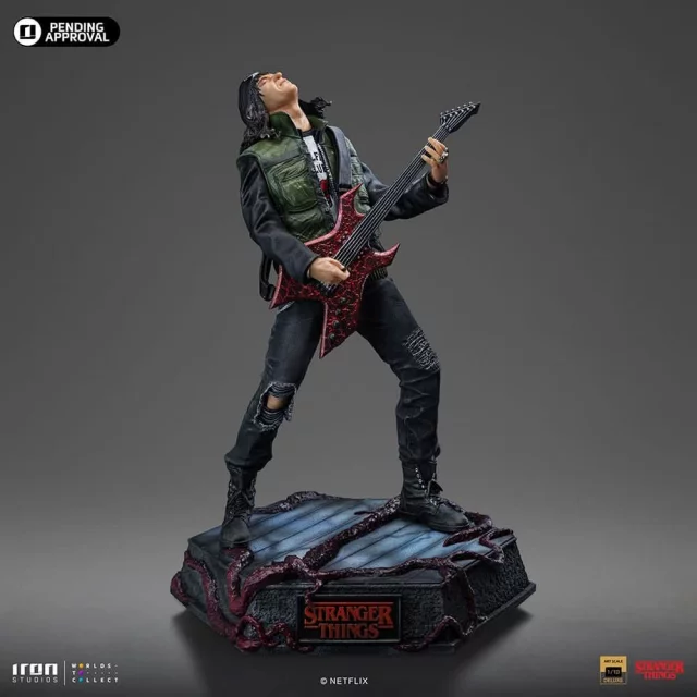 Szobor Stranger Things - Eddie Munson Deluxe (Iron Studios)