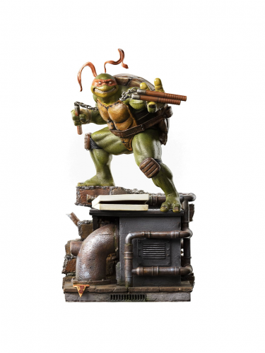 Szobor Teenage Mutant Ninja Turtles - Michelangelo BDS Art Scale 1/10 (Iron Studios)