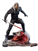 Figura Witcher - Geralt of Rivia BDS Art Scale Statue 1/10 20 cm (Netflix, Iron Studios)
