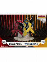 Előnyös készlet Marvel - Figurka Deadpool & Wolverine - D-Stage Diorama (Beast Kingdom)