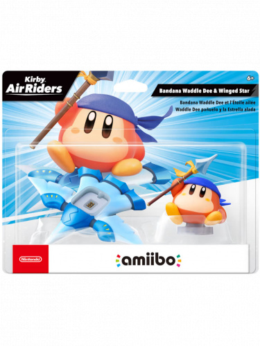 Figura Amiibo Kirby Air Riders - Bandana Waddle Dee & Winged Star