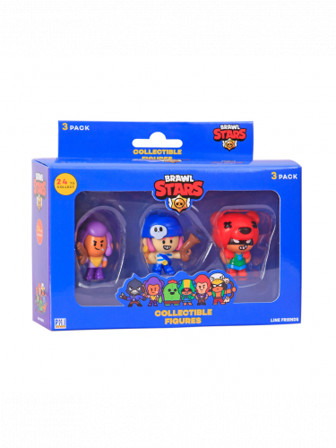 Figura Brawl Stars - 3 Pack (véletlenszerű kiválasztás)